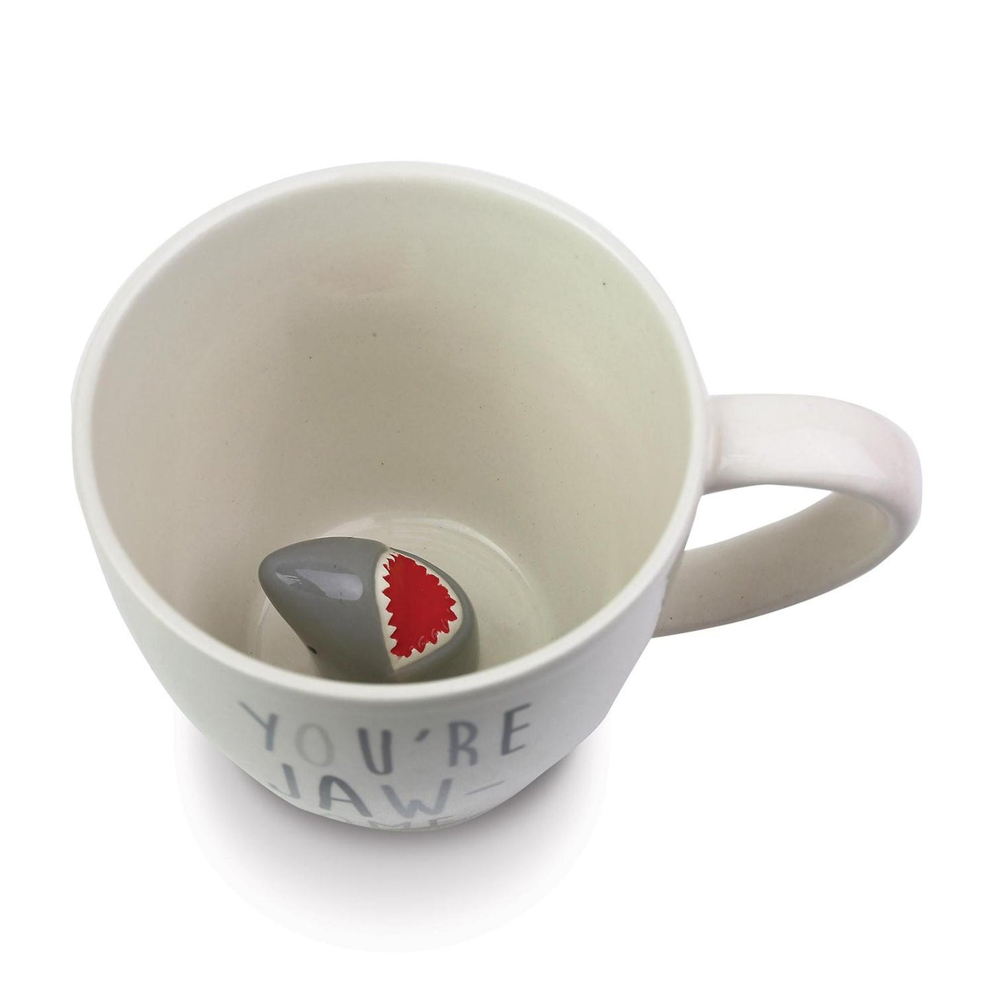 Enesco Our Name Is Mud Sculpted Shark Figurine Mug