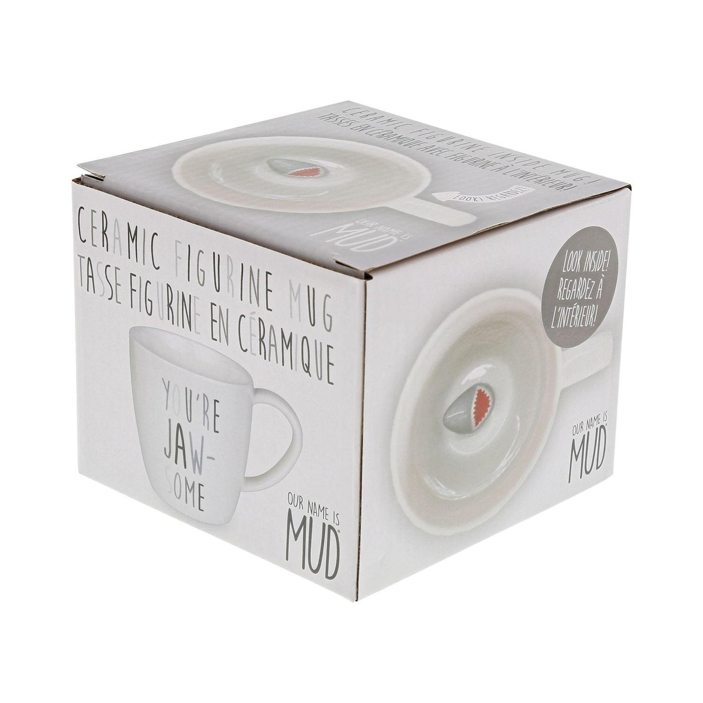 Enesco Our Name Is Mud Sculpted Shark Figurine Mug